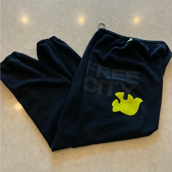 FREECITY Large Logo Sweatpants in SQUID INK Size XS - Picture 4 of 12
